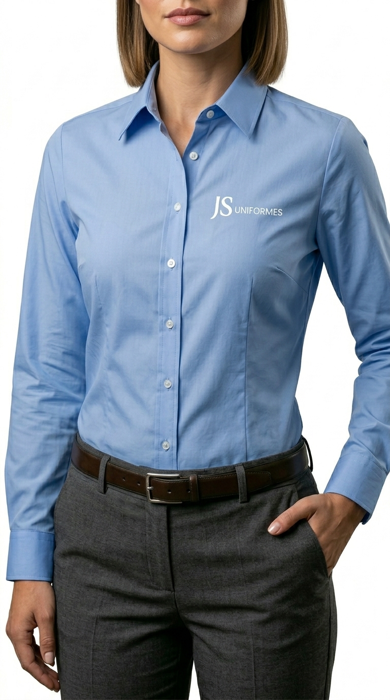 Camisa Social feminina — JS Uniformes