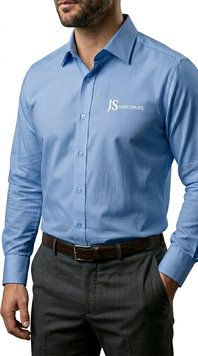 Camisa Social masculina — JS Uniformes